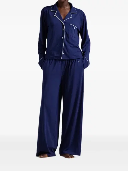 Briaunotas pusiau užtrauktukas zomšinės bokseriai Polo Ralph Lauren balta