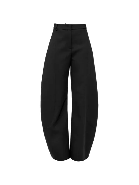 Pantaloni Nissa de lână negru