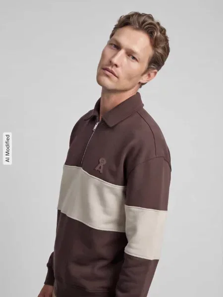 Bluza o kroju relaxed fit z czystej bawełny Armedangels