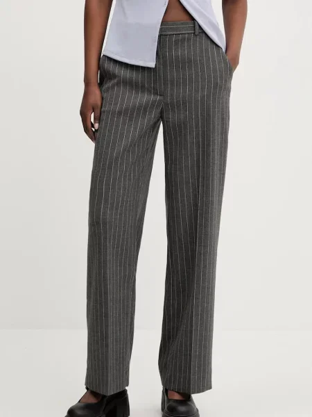 Abercrombie & Fitch pantaloni femei lat high waist gri