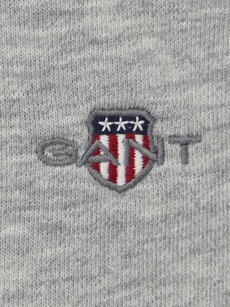 Pantaloni de trening Gant cu broderie gri