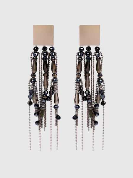 Серьги Peserico серые