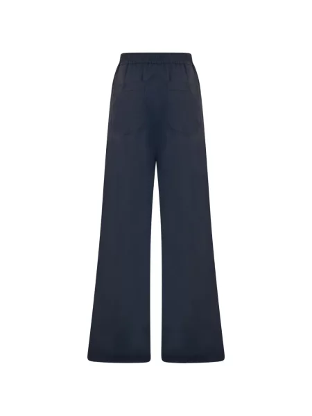 Pantaloni Herno cu talie înaltă albastru