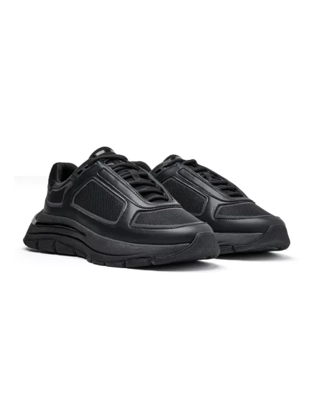 Sneakersy Mallet London skórzane czarne