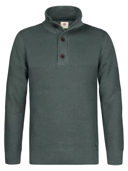 Petrol Industries Pulover închis verde