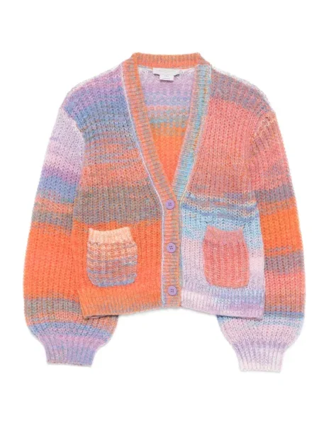 Kardigan dziecięcy Stella Mccartney pomarańczowy