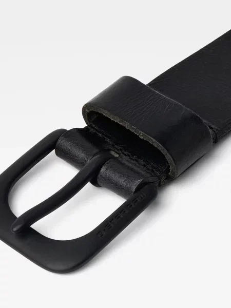 G-Star Raw Kožený pásek černý
