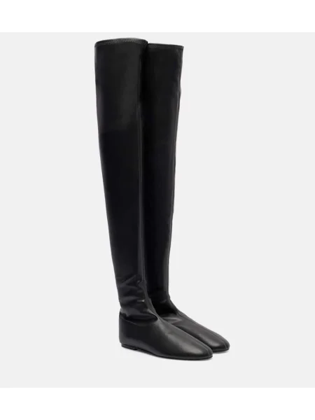 Tricou Proenza Schouler din piele negru