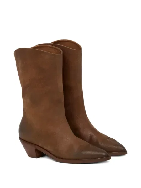 Botine Marsell din piele cowboy maro