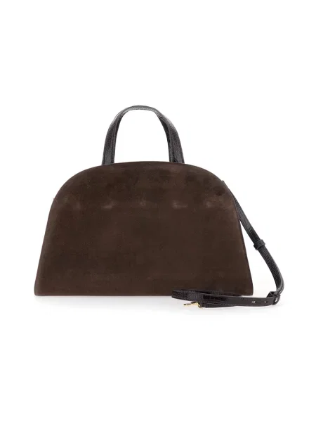 Torebka Tory Burch zamszowa brązowa