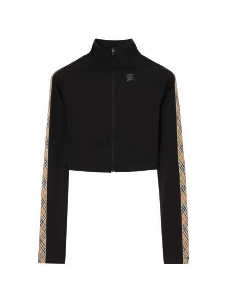 Decupat geacă Burberry alergare stretch negru
