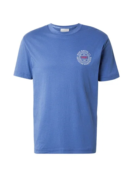 GANT Tricou albastru / roșu alb