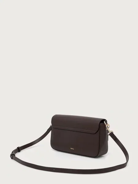 Кожаная сумка через плечо Furla