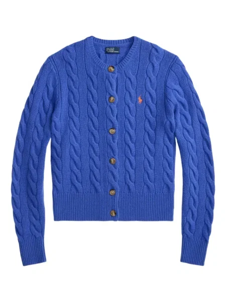 Căciulă Polo Ralph Lauren cu broderie cu dungi cowboy roșu