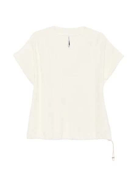 Tricou Liviana Conti cu decolteu în V cu cordon