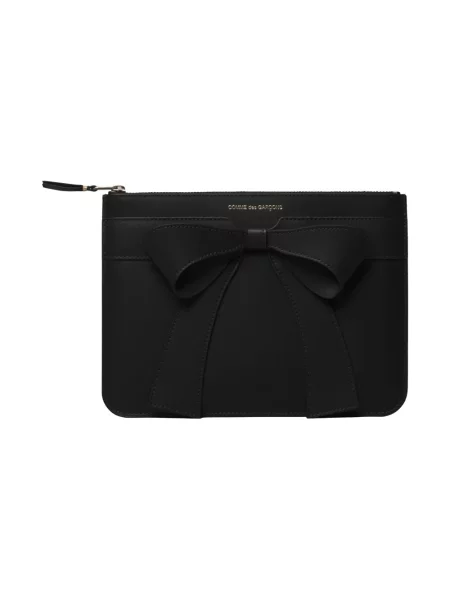 Portfel Comme Des Garcons skórzany klasyczny czarny