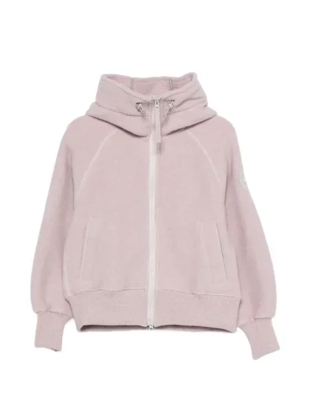 Geacă Canada Goose cu autograf roz