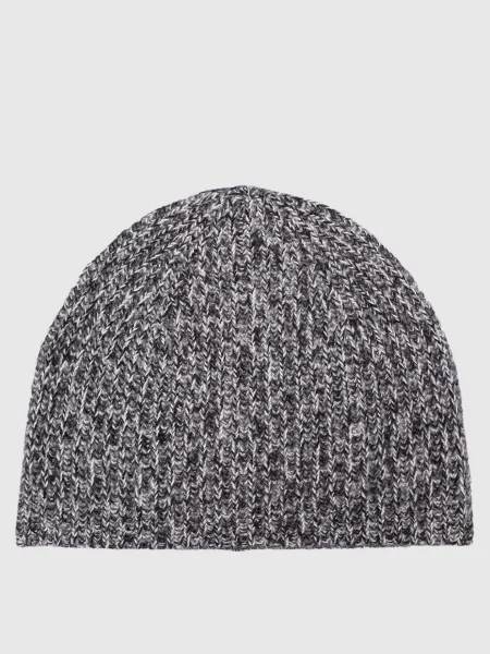 Меланжева шапка з кашеміру Joseph чорна