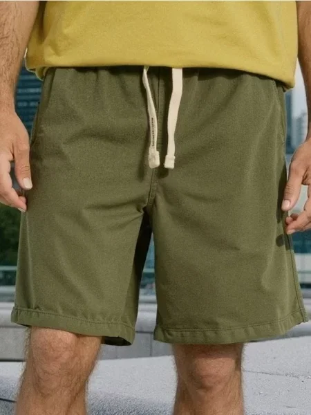 Sinsay Džínové kraťasy zelená