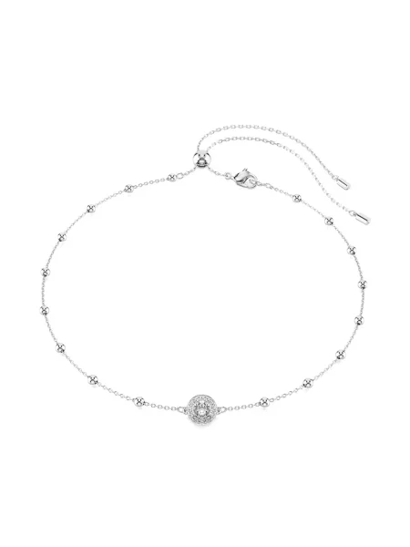 Brăţară Swarovski cu mărgele argintiu