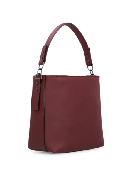Geantă shopper Longchamp din piele roșu