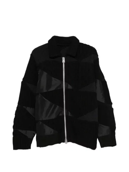 Cardigan Sacai tricotate negru