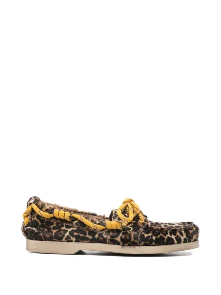 Pantofi loafer Golden Goose cu imagine cu model leopard auriu