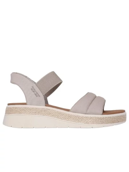 Sandály Skechers béžové