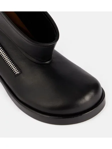Botine Jw Anderson din piele biker negru