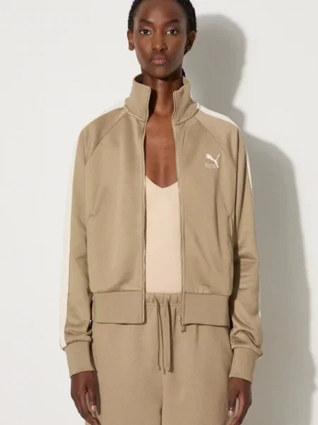 Puma Iconic T7 Track Jacket μπλούζα με Γυναικεία πράσινο