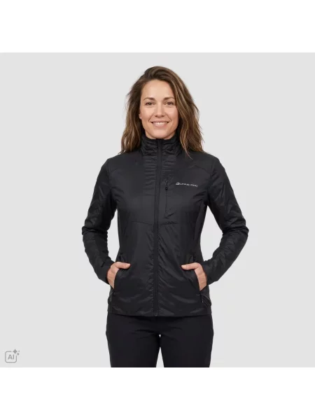 Kurtka lekka sportowa ocieplana Alpine Pro Gereda Primaloft czarna
