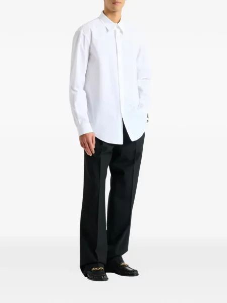 Cămașă Balmain din poplin alb