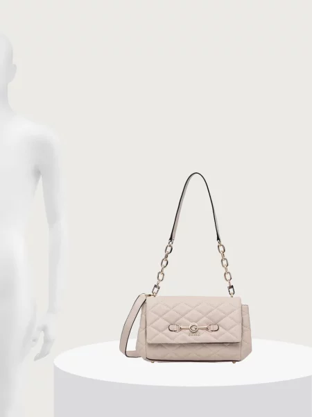 Кожаная сумка через плечо Guess