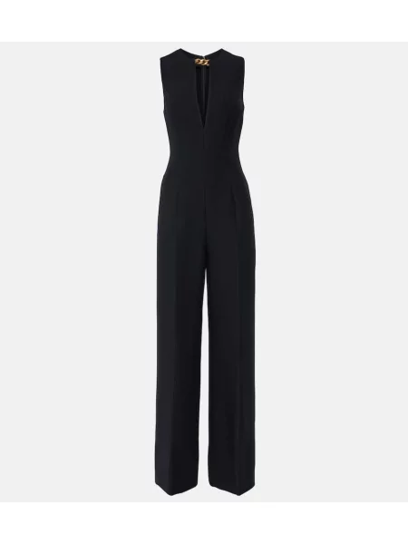 Salopetă Stella Mccartney de lână negru