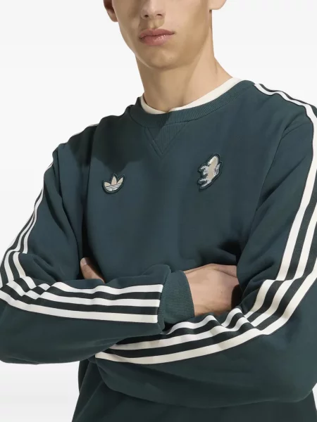 Pantaloni Adidas cu autograf alb