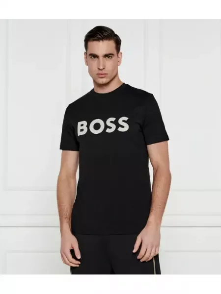 BOSS ORANGE Tricou Thinking 1 negru