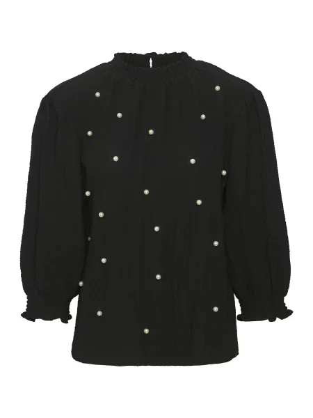 SAINT TROPEZ Bluza / srebrna črna