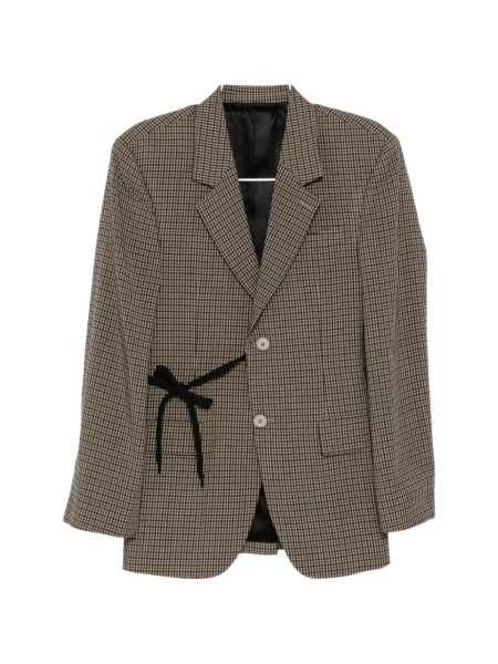 Sacou Balenciaga în carouri plic