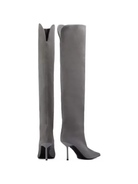 Botine Le Silla din piele de căprioară gri