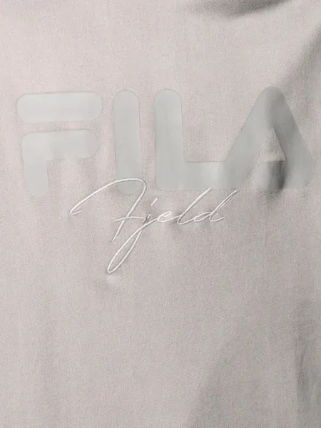 Hanorac cu glugă Fila cu broderie gri