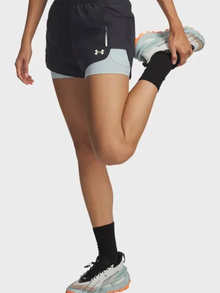 Короткі спортивні шорти Under Armour для бігу чорні