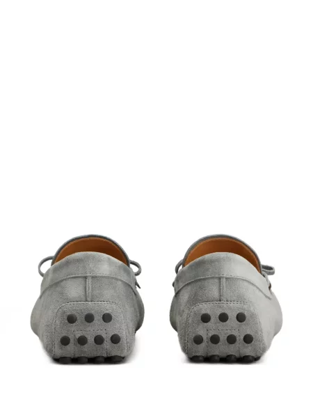 Loaferice Tod's od brušene kože siva