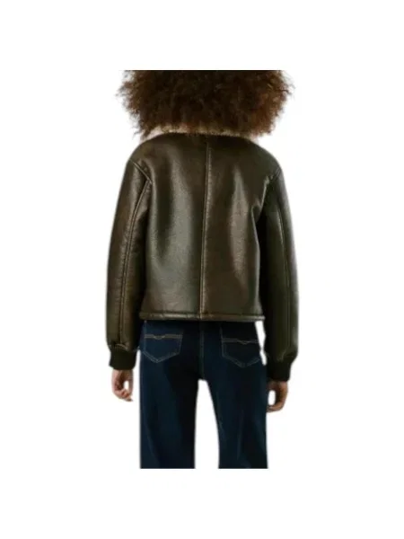 Geacă de blugi Pepe Jeans verde
