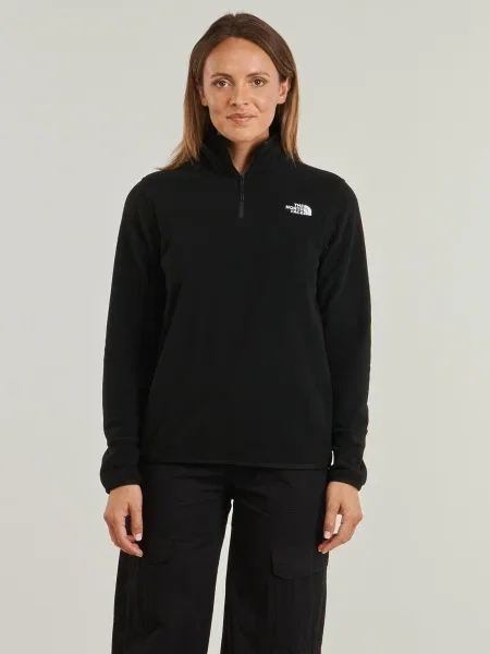 Dámska fleecová mikina The North Face Glacier Fleece Zip black čierna