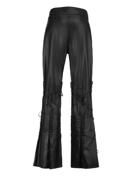 Pantaloni Dancassab din piele negru