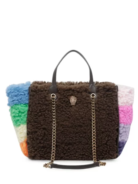 Geantă shopper Kurt Geiger London maro