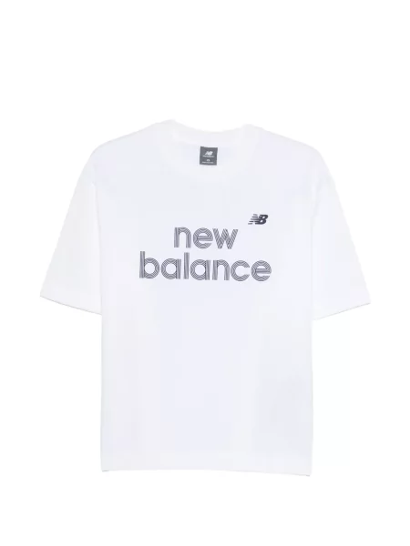 Μπλούζα New Balance με σχέδιο λευκό