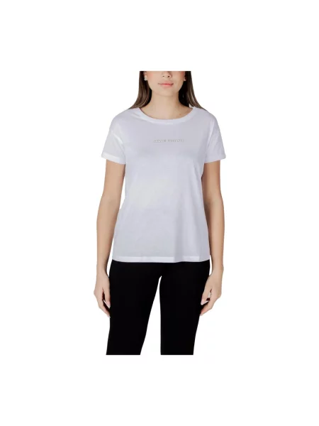 Koszulka Armani Exchange elegancka biała