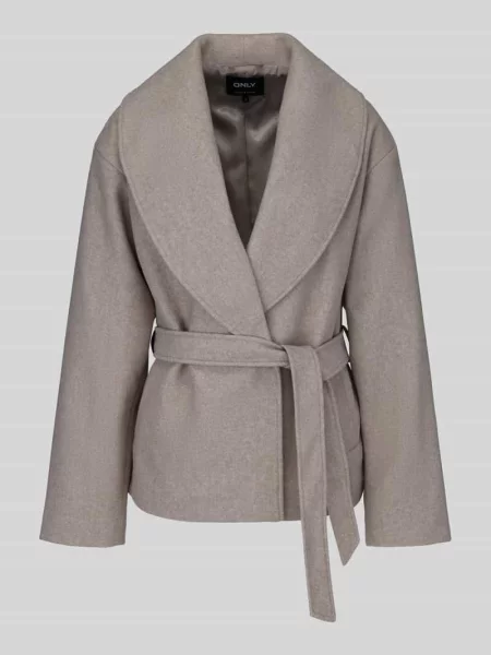 Kurtka o kroju regular fit z wiązanym paskiem model ‘AUGUSTA LIFE’ Only