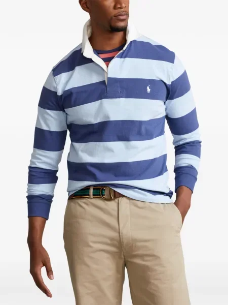 Gulerat șosete Polo Ralph Lauren de lână cu dungi negru